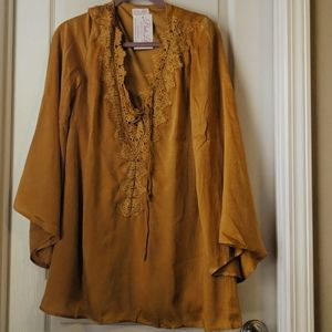 New golden yellow dress from Pink Lily boutique